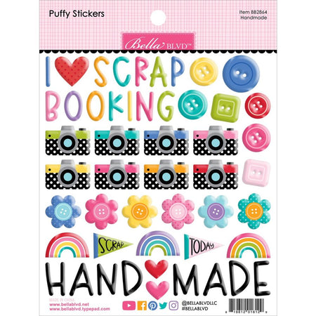 Bella Blvd Let's Scrapbook! - Handmade Puffy Stickers