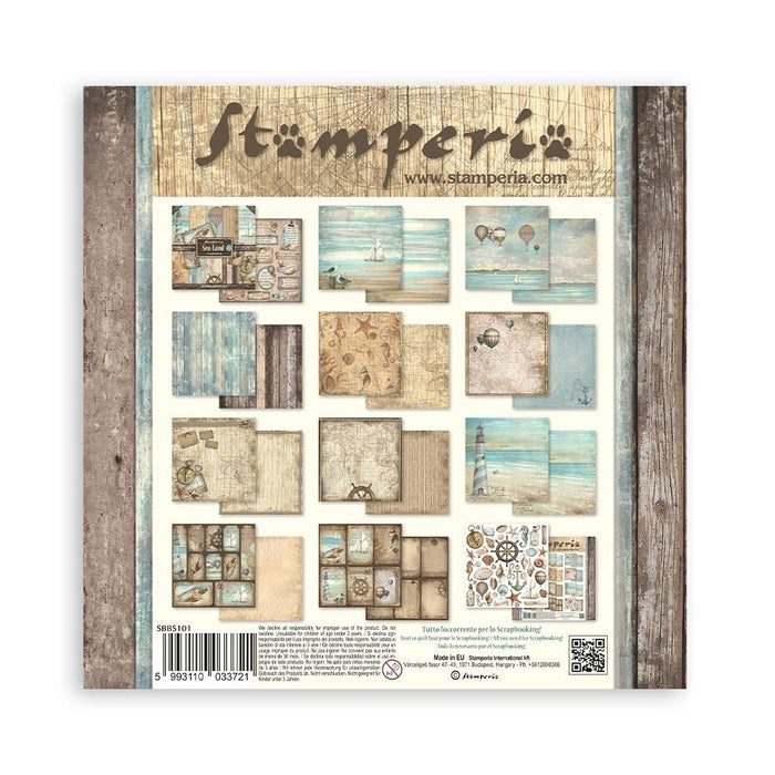 Stamperia Sea Land - 8x8 Paper Pack