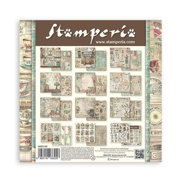 Stamperia Brocante Antiques - 8x8 Paper Pack