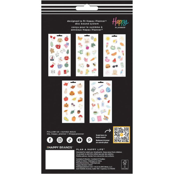 Me & My Big Ideas Happy Planner- Happy Seasons Sticker Sheets