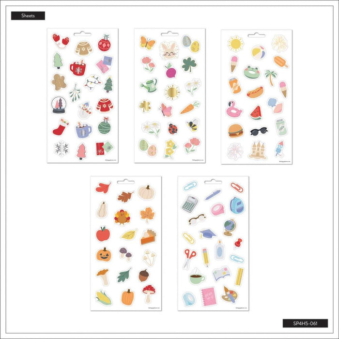 Me & My Big Ideas Happy Planner- Happy Seasons Sticker Sheets