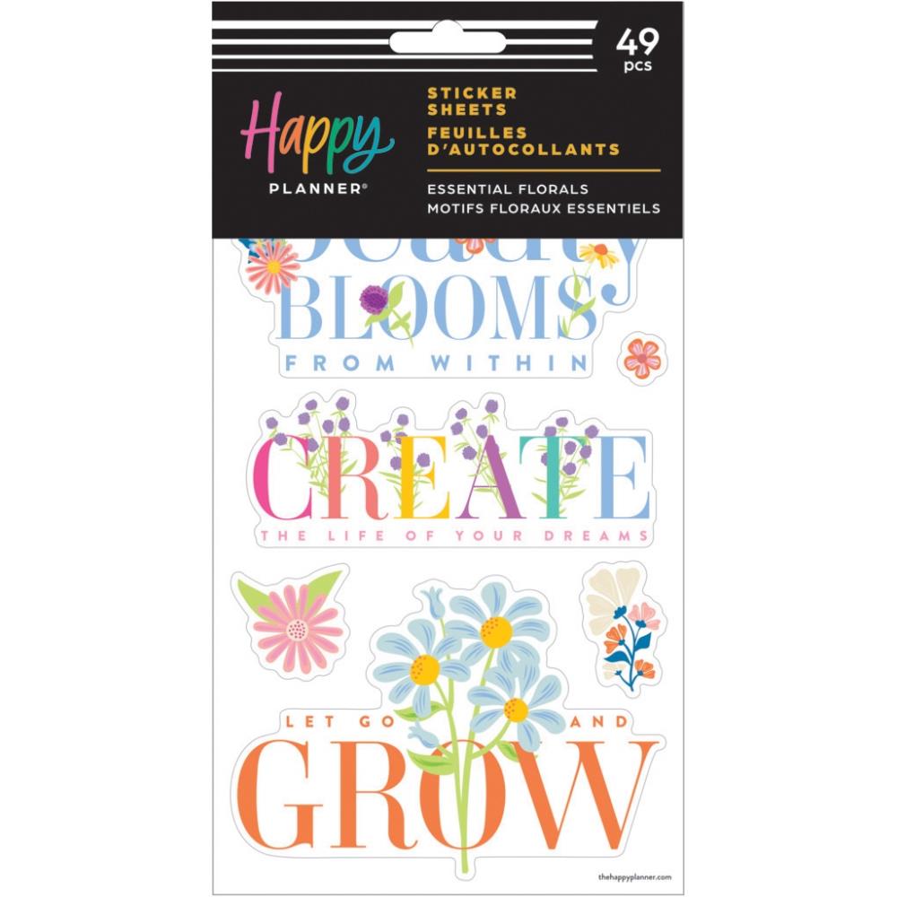 Me & My Big Ideas Happy Planner - Essential Florals Sticker Sheets