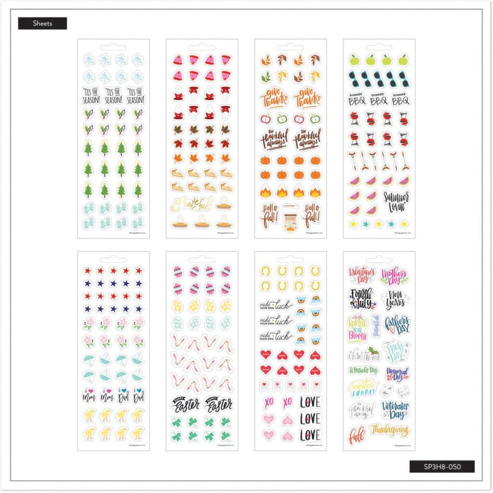 Me & My Big Ideas Happy Planner - Seasons 8 Sticker Sheets