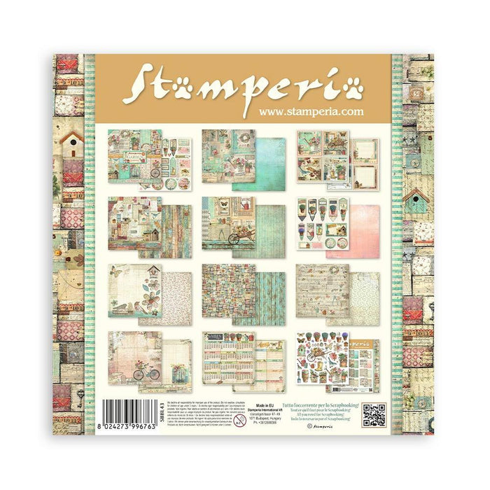 Stamperia Garden - 12x12 Paper Pack