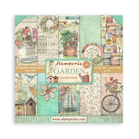 Stamperia Garden - 12x12 Paper Pack