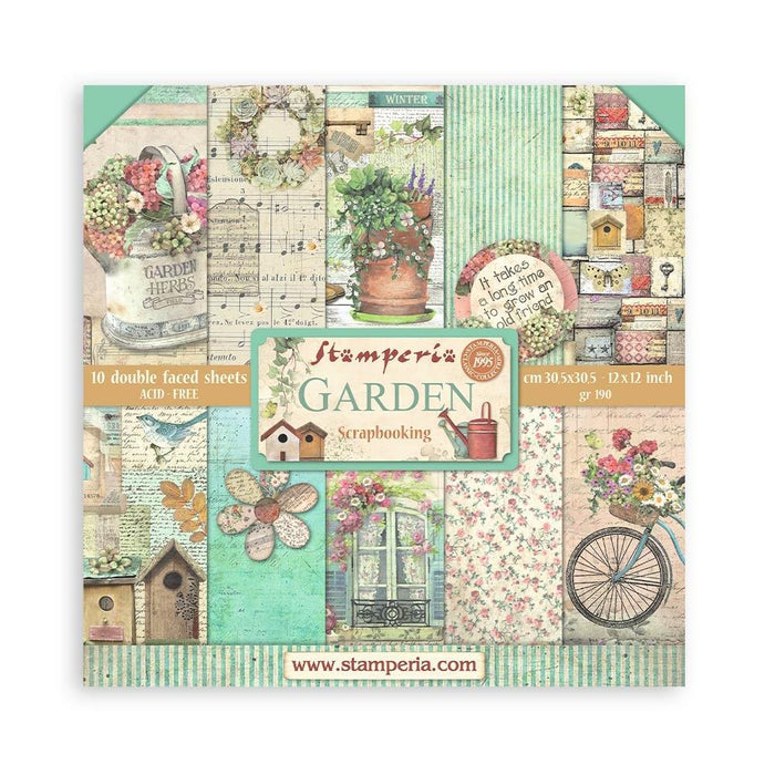 Stamperia Garden - 12x12 Paper Pack