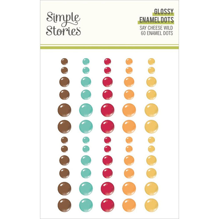 Simple Stories Say Cheese Wild - Enamel Dots