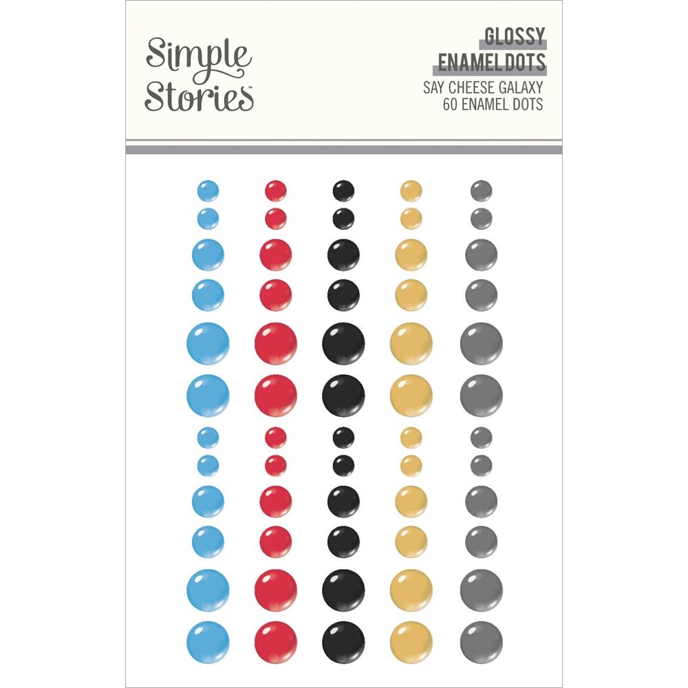 Simple Stories Say Cheese Galaxy - Enamel Dots