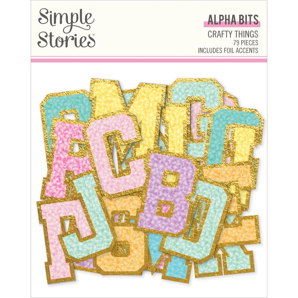 Simple Stories Crafty Things - Alpha Bits & Pieces