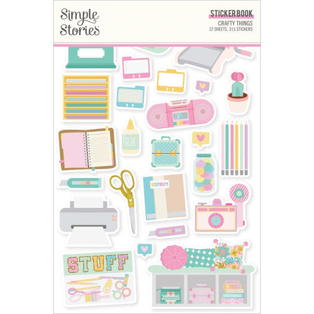 Simple Stories Crafty Things - Sticker Book