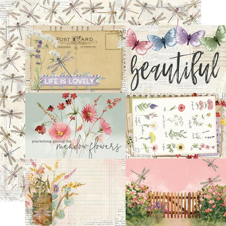 Simple Stories Simple Vintage Meadow Flowers - 4x6 Elements