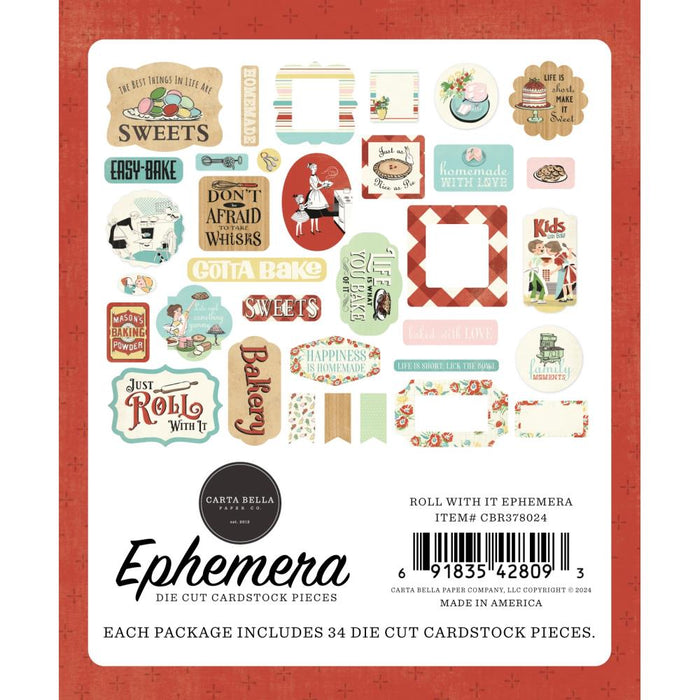 Carta Bella Roll With It - Ephemera Icons