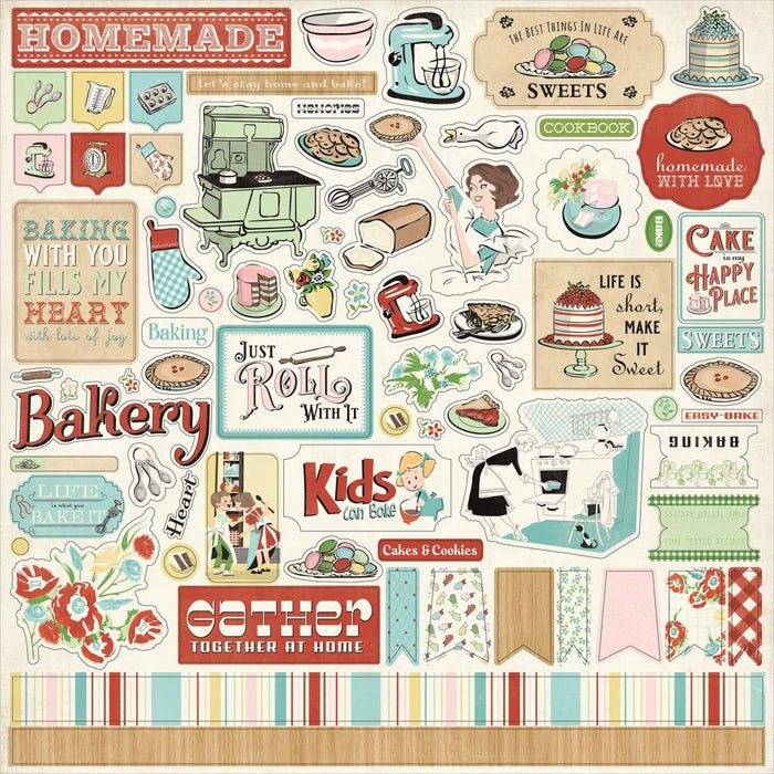 Carta Bella Roll With It - Element Stickers