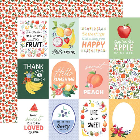 Carta Bella Fruit Stand - 3x4 Journaling Cards