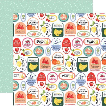 Carta Bella Fruit Stand - Produce Labels