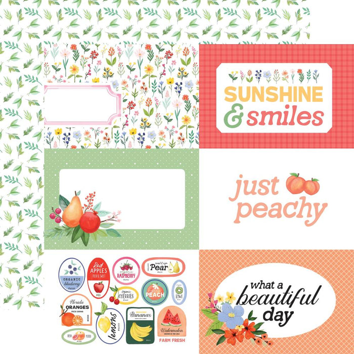 Carta Bella Fruit Stand - 6x4 Journaling Cards