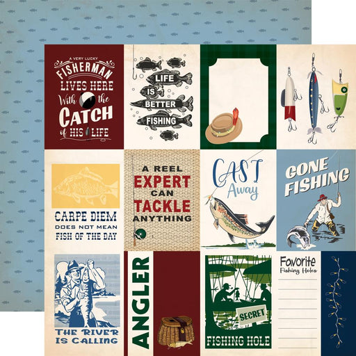 Carta Bella Gone Fishing - 3x4 Journaling Cards