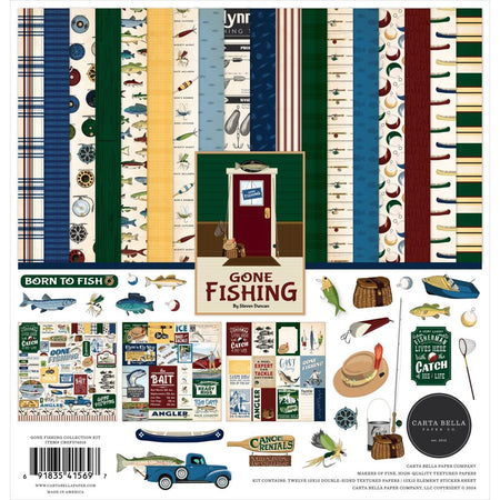 Carta Bella Gone Fishing - 12x12 Collection Kit