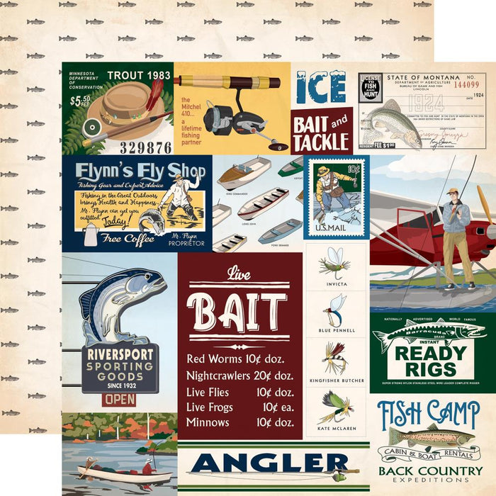 Carta Bella Gone Fishing - Multi Journaling Cards