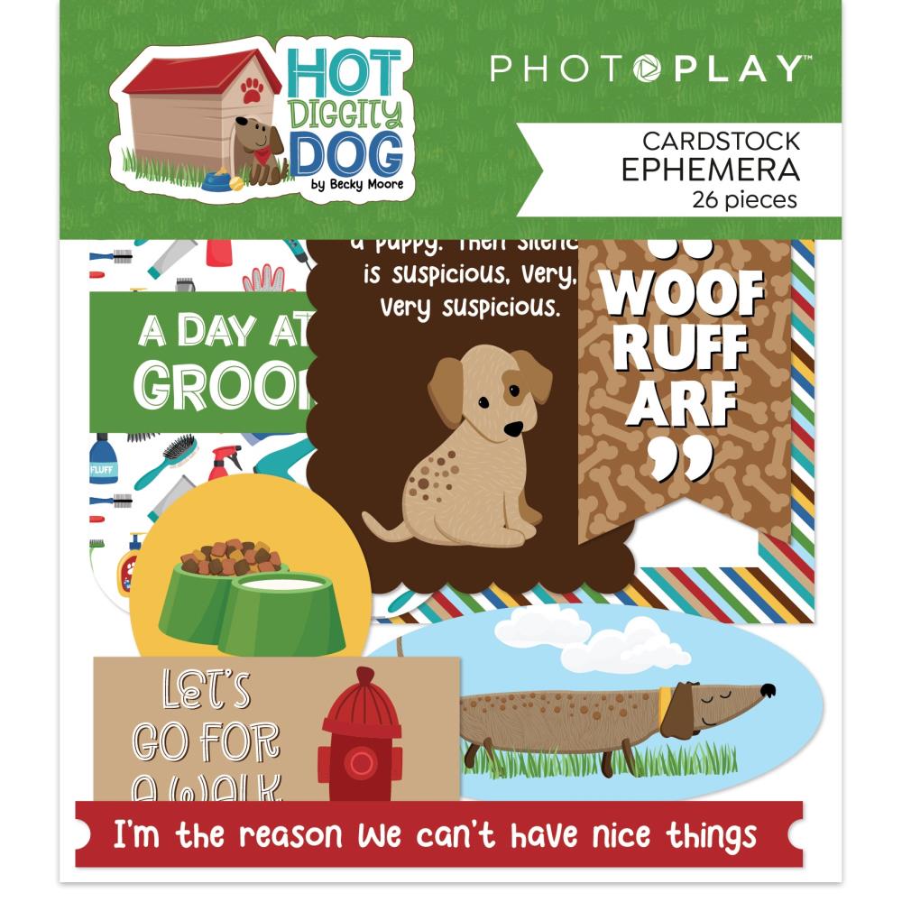 Photoplay Hot Diggity Dog - Ephemera Die-Cuts