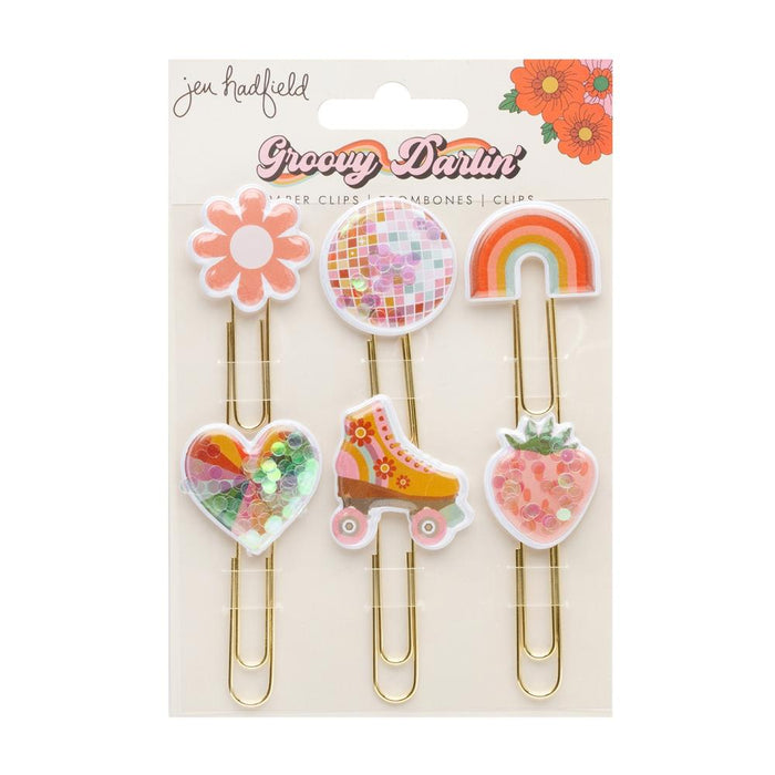 American Crafts Jen Hadfield Groovy Darlin' - Paper Clips