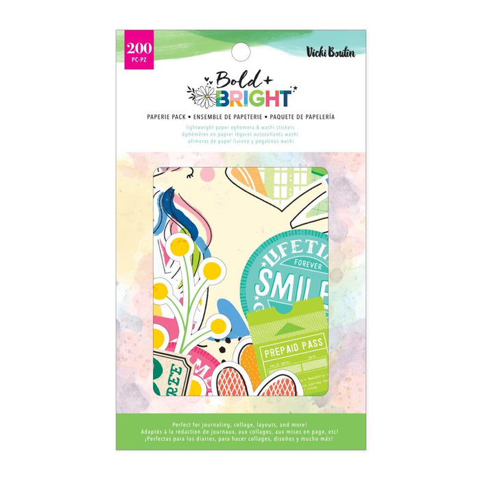 American Crafts Vicki Boutin Bold + Bright - Paperie Pack