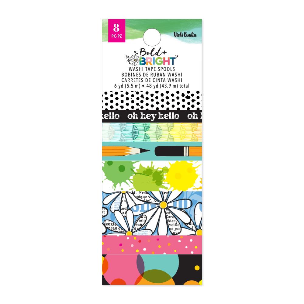 American Crafts Vicki Boutin Bold + Bright - Washi Tape