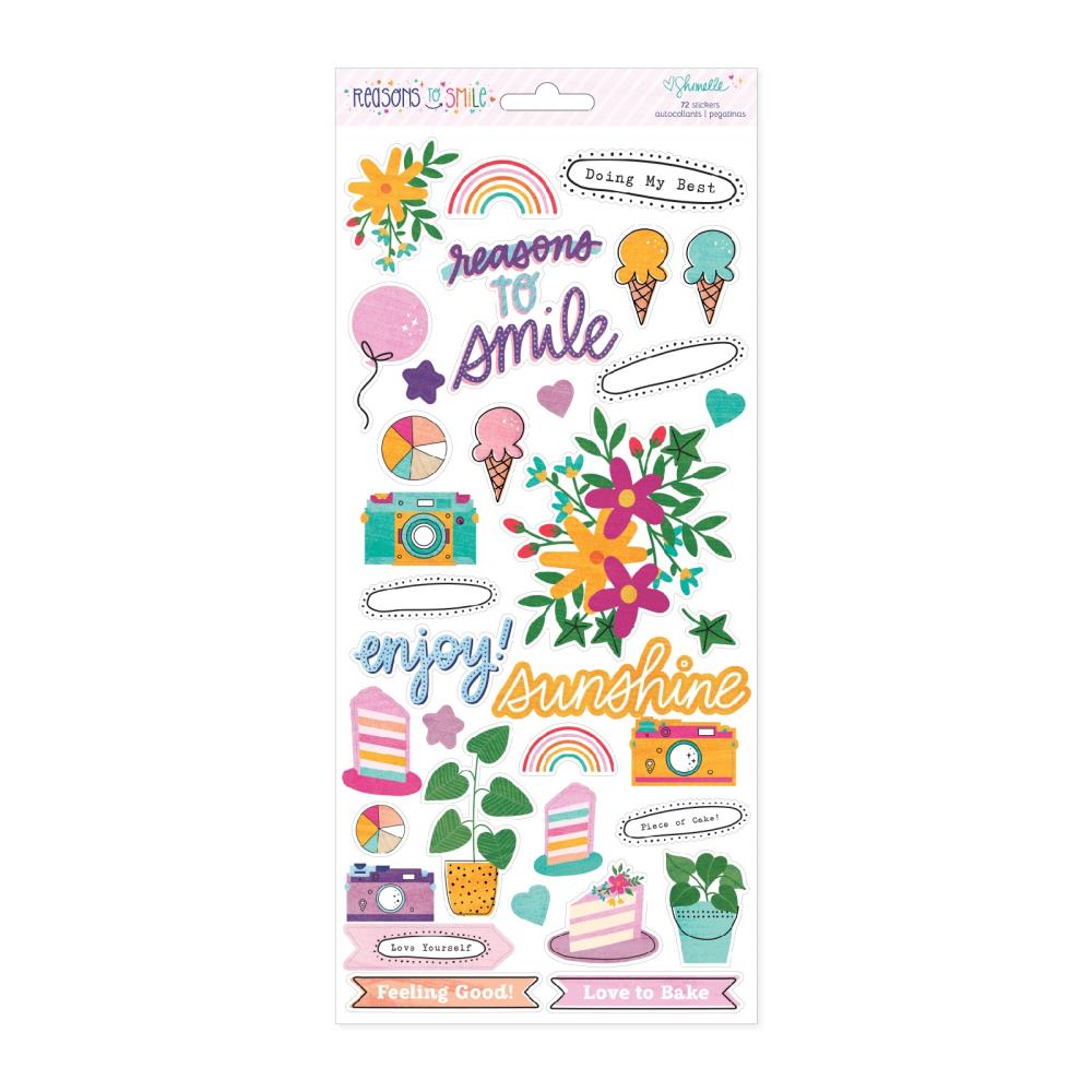 American Crafts Shimelle Reasons To Smile - Cardstock Stickers