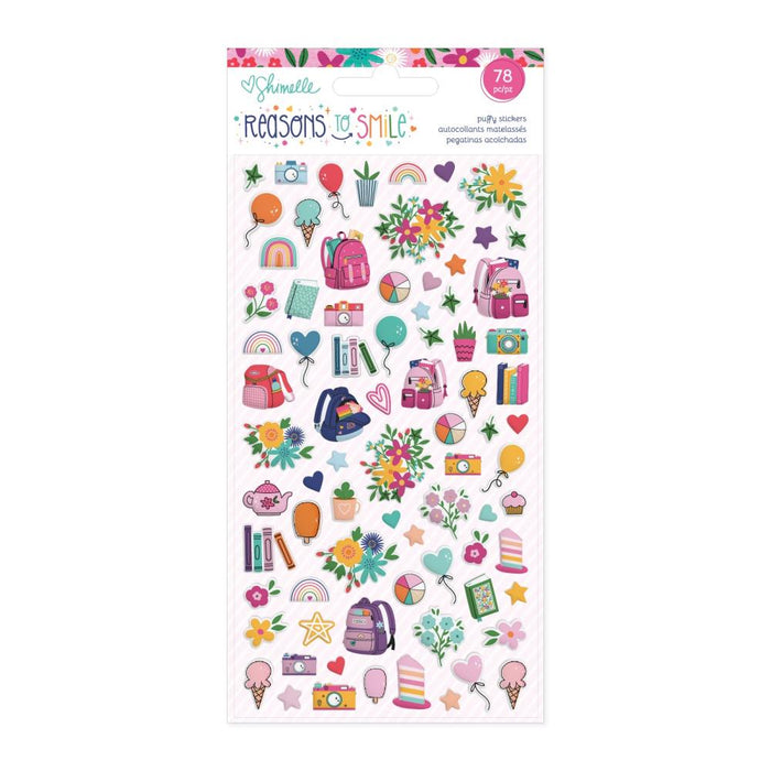 American Crafts Shimelle Reasons To Smile - Puffy Stickers