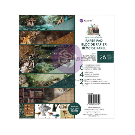 Prima Nature Academia - 6x6 Paper Pack