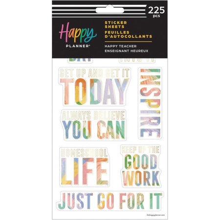 Me & My Big Ideas Happy Planner - Happy Teacher Sticker Sheets