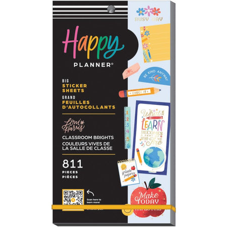 Me & My Big Ideas Happy Planner - Classroom Brights Sticker Value Pack