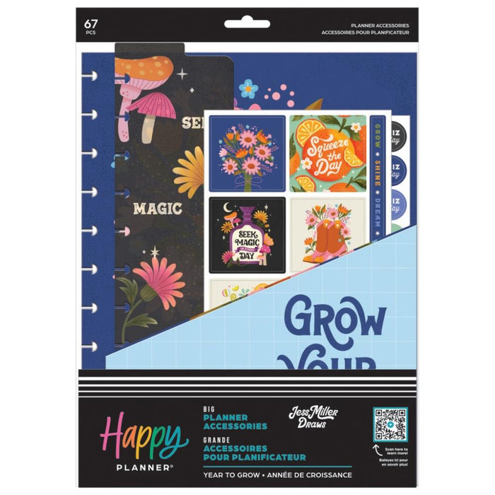 Me & My Big Ideas Happy Planner - Year To Grow Big Accessory Pack