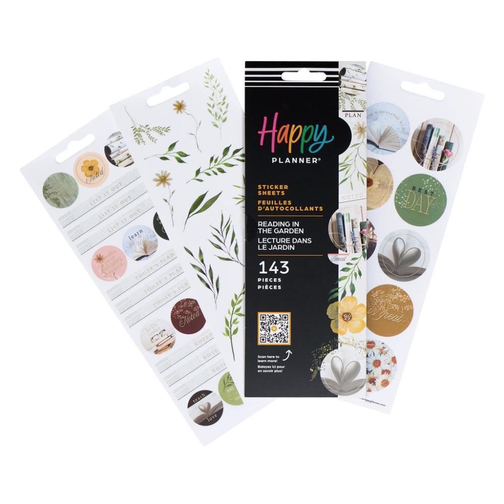 Me & My Big Ideas Happy Planner - Reading In The Garden Sticker Sheets
