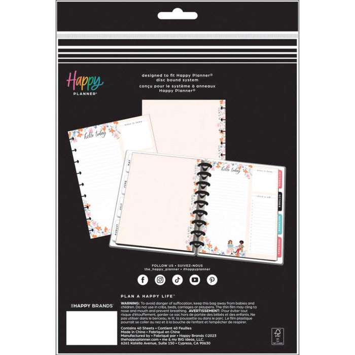 Me & My Big Ideas Happy Planner - Happy In Paris Classic Fill Paper