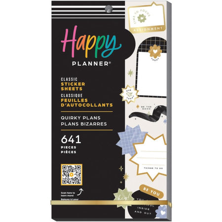 Me & My Big Ideas Happy Planner - Quirky Plans Sticker Value Pack