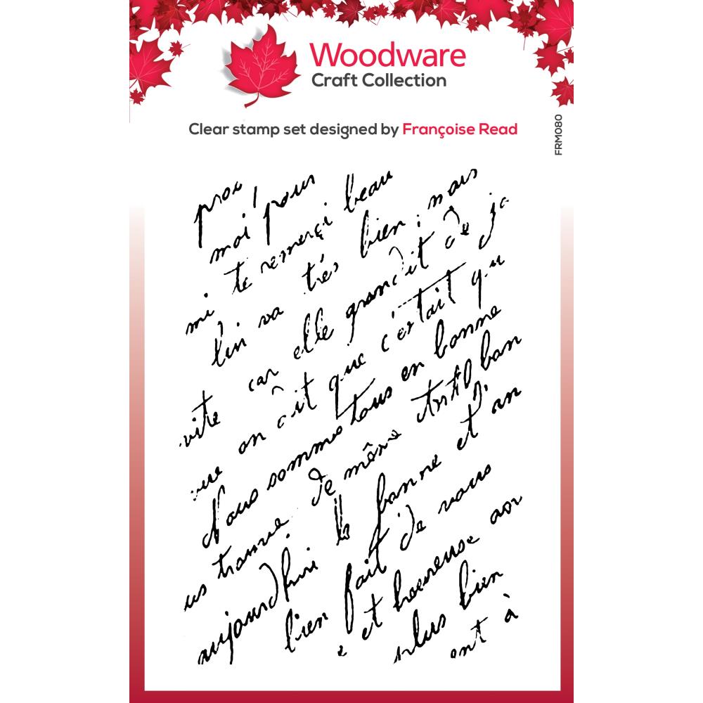 Woodware Clear Stamps - French Script