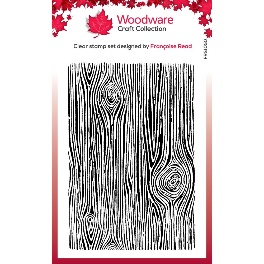 Woodware Clear Stamps - Woodgrain