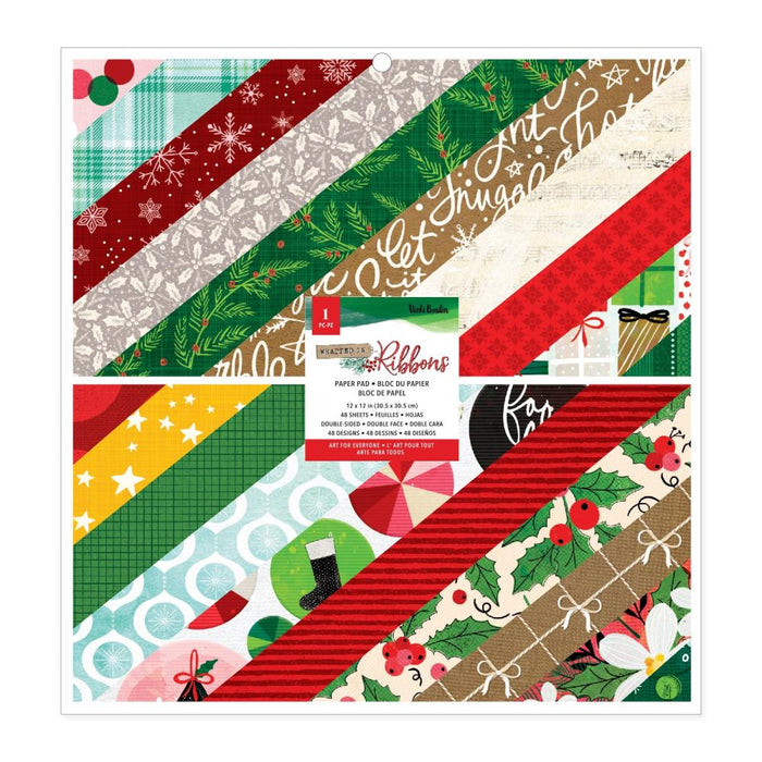 American Crafts Vicki Boutin Wrapped In Ribbons - 12x12 Pad