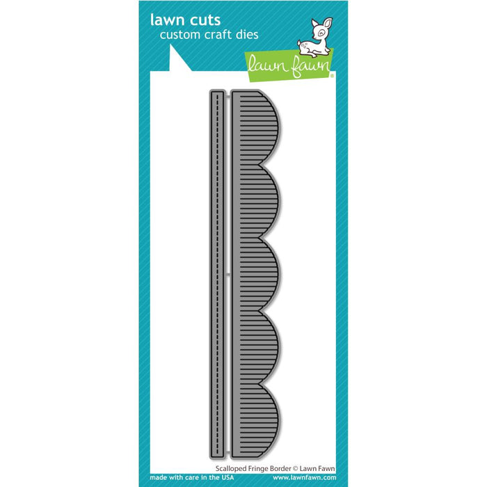 Lawn Fawn Craft Die - Scalloped Fringe Border