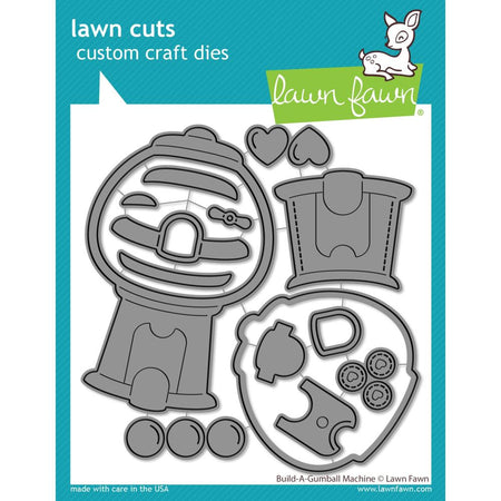 Lawn Fawn Craft Die - Build a Gumball Machine