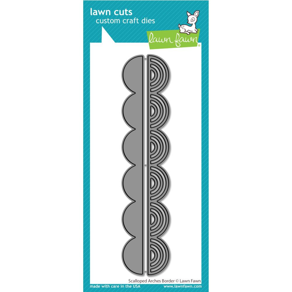 Lawn Fawn Craft Die - Scalloped Arches Border