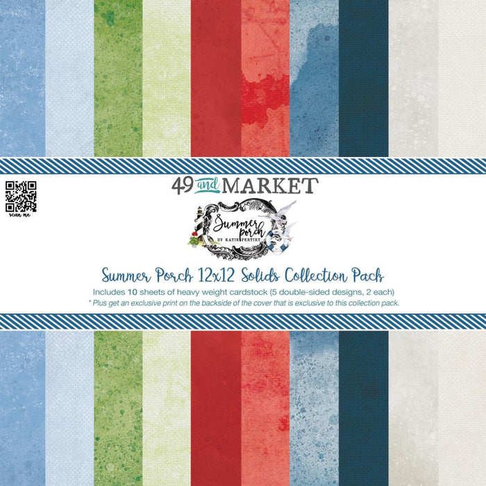 49 & Market Summer Porch - 12x12 Solids Collection Pack