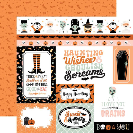 Echo Park Spooktacular Halloween - Multi Journaling Cards