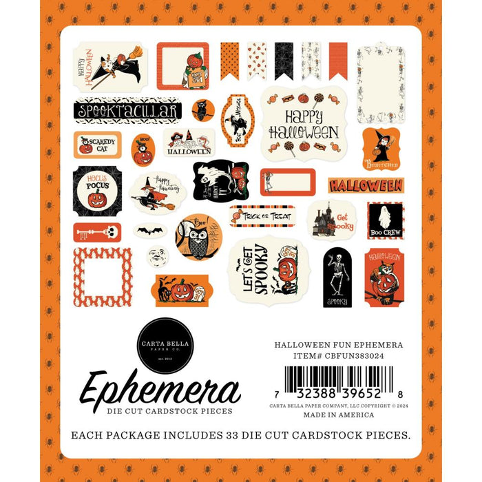 Carta Bella Halloween Fun - Ephemera