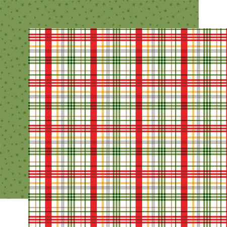 Echo Park Winnie The Pooh Christmas - Holiday Plaid