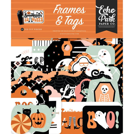 Echo Park Spooktacular Halloween - Ephemera Frames & Tags