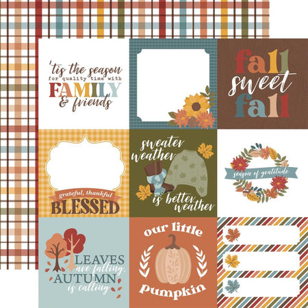 Echo Park Sweater Weather - 4x4 Journaling Cards