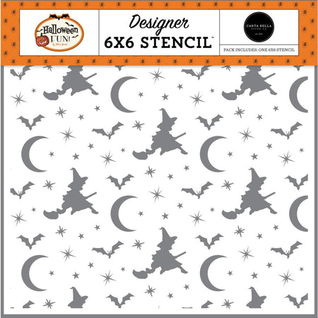 Carta Bella Halloween Fun - Witches Night Out Stencil