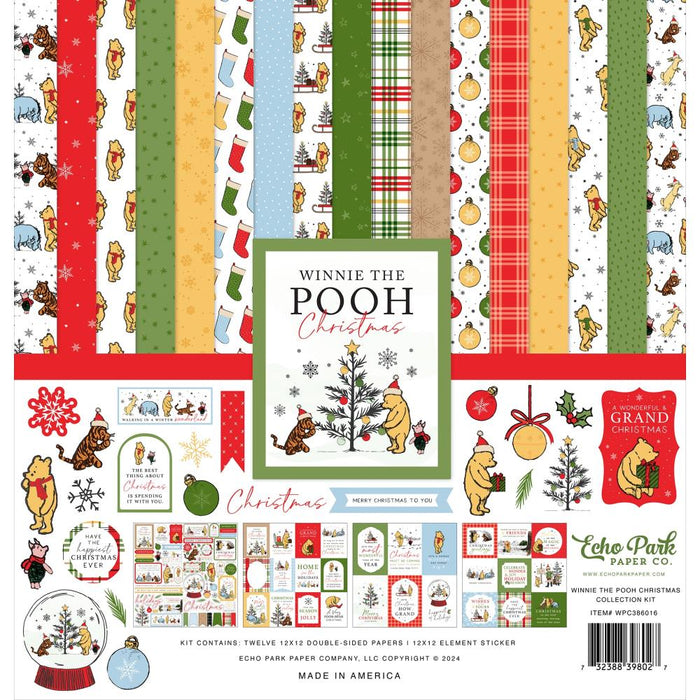 Echo Park Winnie The Pooh Christmas - Collection Kit